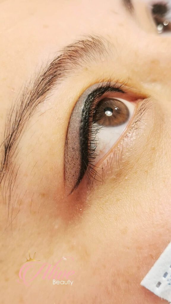 línea de ojo permanente eyeliner softliner